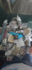 jewelry lots unsearched some in packages some not.