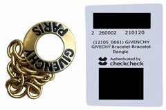 Authentic Givenchy Paris Gold tone charm bracelet PreOwn Excellent Unique Find