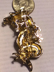 Vtg 1999 RARE Edgar Berebi Limited Ed. Princess Imperial Dragon GP Brooch