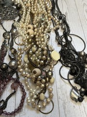 Express Fashion Necklace Lot Mixed Styles Chains Pearls Statement Boho Trendy