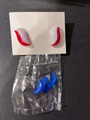 Avon Vtg 1984 Summer Brights Convertilbe Pierced Earrings. NEW IN ORIGINAL BOX