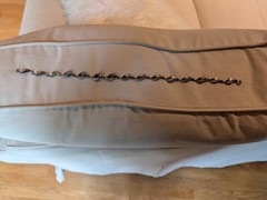 VINTAGE DANECRAFT STERLING SILVER LEAF NECKLACE, 16 GRAMS, SCRAP OR REPAIR