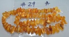 45gr RUSSIAN SOVIET BALTIC AMBER BEAD NECKLACE 琥珀 BRACELET STONE PENDANT EARRING
