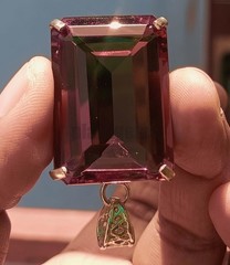 120 Ct Natural Color Change Alexandrite Emerald Cut Certified Loose Gemstone 6k