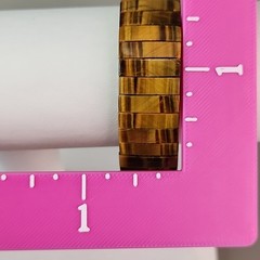 Vintage Tigers Eye Expandable Bracelet Hong Kong Stretch 6.5″