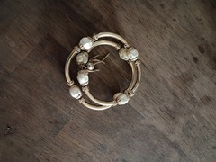 1950s Miriam Haskell Attributed Wrap Bracelet -HAS ISSUES, READ DESCRIPTION
