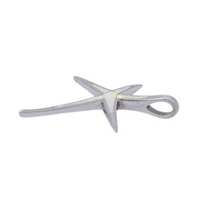 Vintage Sterling Silver 925 | Opal Inlay | Ocean Sea Star Fish Pendant