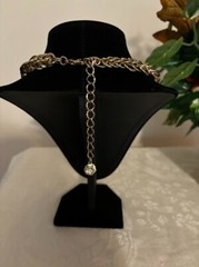 Heavy Vintage Thick Gold Tone Chain Necklace – 26″
