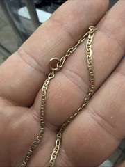 Vintage Rare 375 Yellow Gold 9K Bracelet 2.4g 8” *US SELLER*