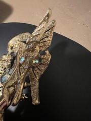 Kirk’s Folly Fairy Godmother Pin Gold Tone w/ AB Rhinestones Never Used