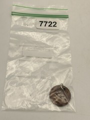 1852 United States One Cent Coin Pendant