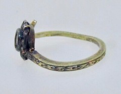 Antique Victorian 1800’s 18k & Silver Rose Cut Diamond Engagement Ring