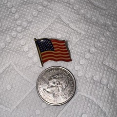 Vintage Set Of Five United States Brooch And Pins One With Rhinestones