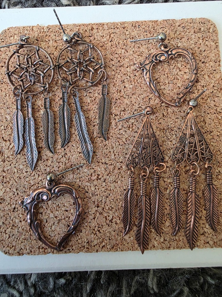 Vintage Earring Lot set of 3 gold perfect for any occasion