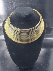 Vintage Wire Necklace/Choker 6″ Neck