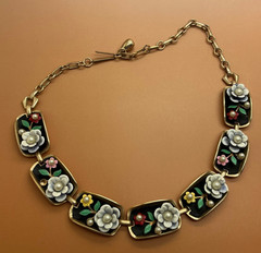 RETRO 4 Piece SET! Vintage ALICE Mulit Color Bracelet Earrings Necklace Ring!!