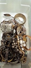 Jewelry Lot Good Wear Resell Brooch Art Estate Vintage Modern 5 Pc NO Junk – BUY