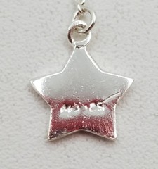 VTG 925 Moon Star Y Drop Necklace Adjustable 28in Sterling Silver 3.2g Celestial