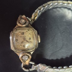 Vtg Rensie 10k RGP 17 Jewel Ladies Watch Untested