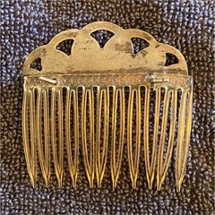 Martels Vintage Sterling Silver Hair Comb for Women