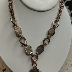 Vtg R.J. Graziano Necklace Estate Statement Colorful Eclectic Rhinestones Chunky