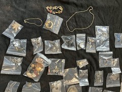 Vintage Earrings /Necklace Lot Mixed Costume Jewelry 1lb 5oz
