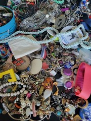 3 Lbs Pounds Craft Art Junk Unsorted Huge Lot Jewelry Vintage Now Treasure Fun