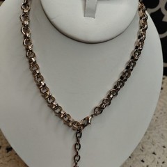 Vtg R.J. Graziano Necklace Estate Statement Colorful Eclectic Rhinestones Chunky