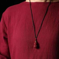 Cinnabar Pendant Content Purple Gold Baifu Gourd Fu Lu Shou Xi Cai Pandent