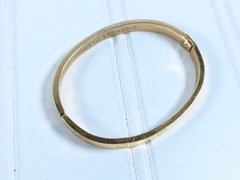 Vintage Charles Revson Inc. Aldo Cipullo Love Bracelet Gold Electroplate 1970