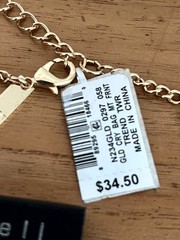 Vintage M. Haskell for INC earrings BN plus other necklace Runway Statement