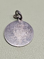 STERLING SILVER CHARM 4 LEAF CLOVER GOOD LUCK CHARM 2.41 grams marked sterling