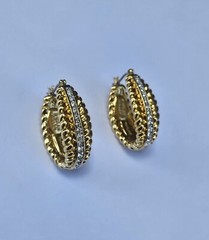 Nolan Miller Any Occasion Hoop Earrings Signed