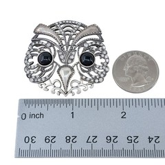 Metropolitan Museum of Art Sterling Silver 925 “Night Owl” Pin Brooch