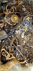 Jewelry Lot Good Wear Resell Brooch Art Estate Vintage Modern 5 Pc NO Junk – BUY