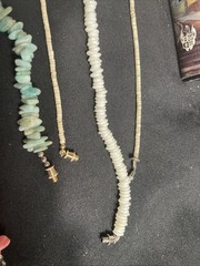 Vintage Shell Stone Strand Necklaces Mixed Lot of 5 Multicolor Unisex Adults 18”