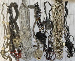 Express Fashion Necklace Lot Mixed Styles Chains Pearls Statement Boho Trendy
