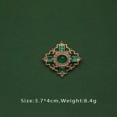 Baroque French Retro Pearl Exquisite Brooch Pin Summer Skirt Party Accessories