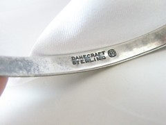 Vintage Sterling Silver 925 Rare Danecraft Felch Slip on Bracelet 7.5″