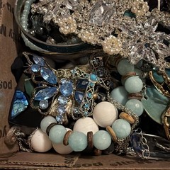 Vintage to Now Jewelry Lot, All Wearable Untested. No Broken. Box A6