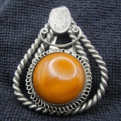 Vintage Dress Clip Faux Stone Bold Statement Twisted Silver Tone Open Work