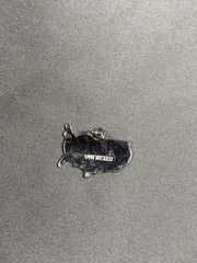 VINTAGE STERLING SILVER ENAMEL FREEDOM TRAIN UNITED STATES CHARM PENDANT