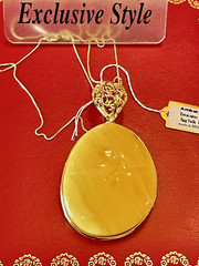 14K Gold Filled Genuine Vintage Baltic Amber Necklace Butterscotch Polish 老琥珀
