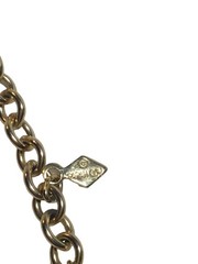 Sarah Coventry Lariot Necklace Multi-Color Bead Accents Gold-Tone Chain 40 In