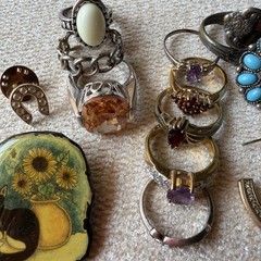 Mixed Jewelry lot of 26 Vintage and modern Estate Sale Find