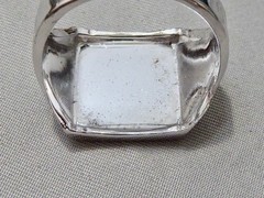 UNCAS VINTAGE MEN’S STERLING SILVER SIGNET RING NO MONOGRAM SIZ 7.5 RING RING