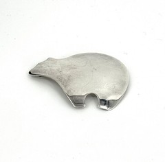 Vintage Sterling Silver Bear Brooch By James Avery