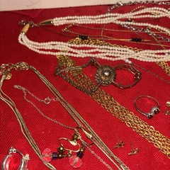 Vintage Estate Jewelry Lot-All Wearable Mix Estate Find- #062326