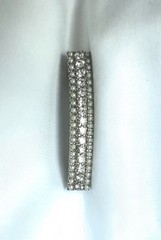 Creamy Pearls & Crystal Rhinestone Diamonds Vintage 3″ Hair Pin