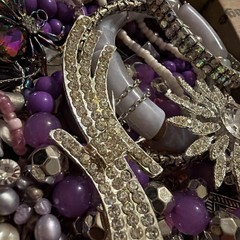 Vintage to Now Jewelry Lot, All Wearable Untested. No Broken. Box A8